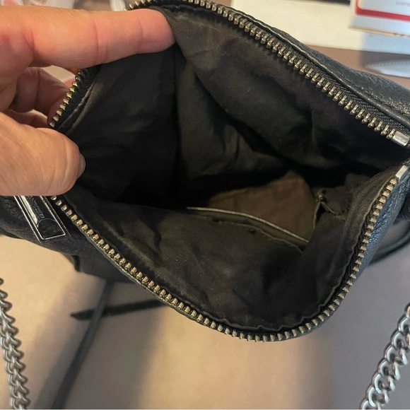 Rebecca MINKOFF Five-Zip Mini Crossbody Black - Picture 9 of 9